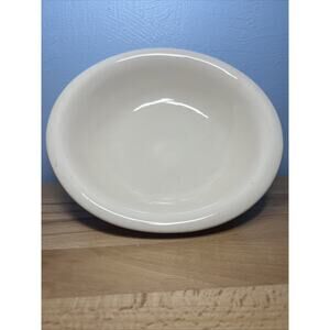 VTG McCoy Bowl 7515 USA Ivory Cream Off-White Glazed 10.75" Fruit Serving Dish